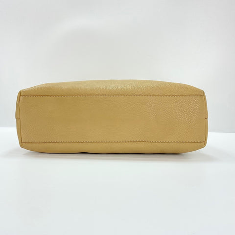 PRADA Shoulder Bag leather beige WS32502