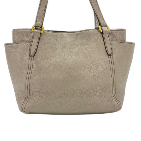PRADA Vitterodino Tote Bag leather gray WS32503
