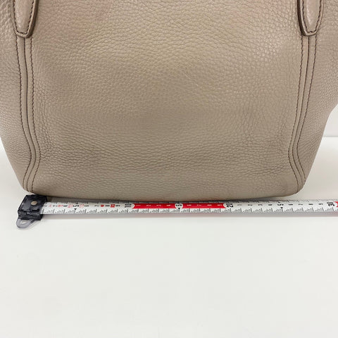 PRADA Vitterodino Tote Bag leather gray WS32503