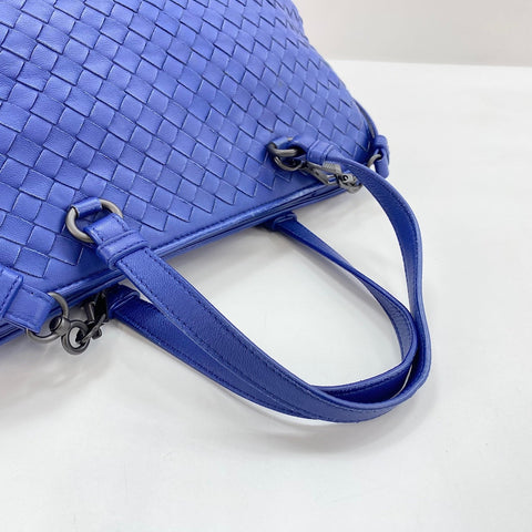 BOTTEGAVENETA INTRECCIATO 2WAY Handbag leather blue WS32505