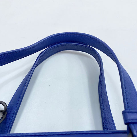BOTTEGAVENETA INTRECCIATO 2WAY Handbag leather blue WS32505