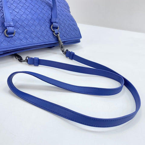 BOTTEGAVENETA INTRECCIATO 2WAY Handbag leather blue WS32505