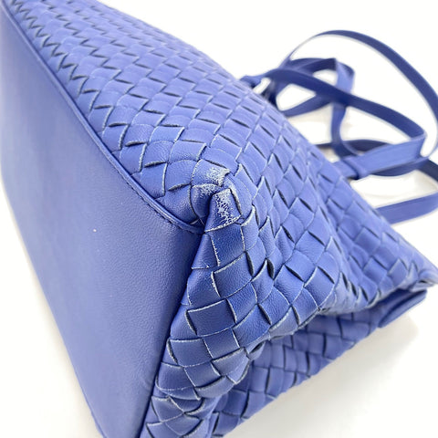 BOTTEGAVENETA INTRECCIATO 2WAY Handbag leather blue WS32505