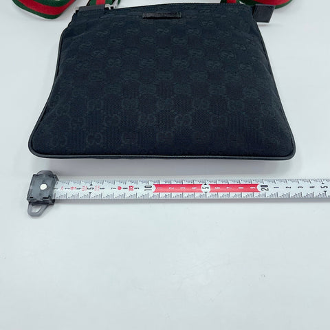 GUCCI Sherry line Shoulder Bag black WS32509