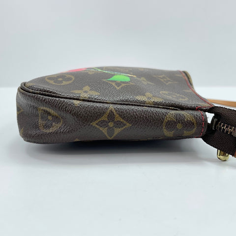 LOUIS VUITTON Pochette Accessoires Handbag Brown WS32511