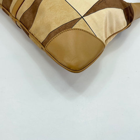 GUCCI Jackie Bamboo Shoulder Bag Nylon beige WS32512