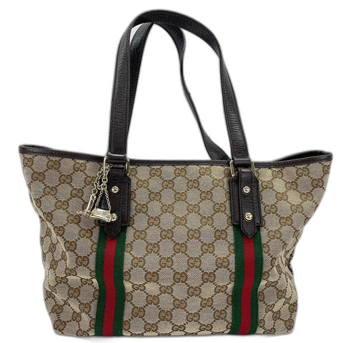 GUCCI Sherry line Handbag beige WS32513