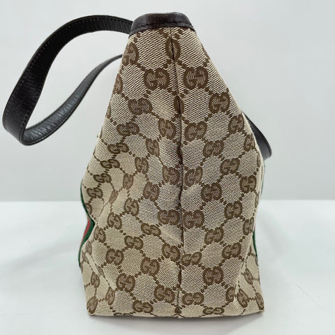GUCCI Sherry line Handbag beige WS32513