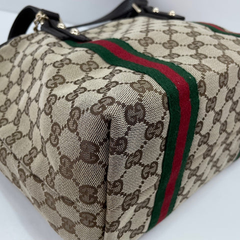 GUCCI Sherry line Handbag beige WS32513