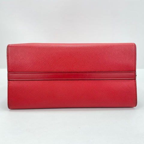PRADA Esplanade 2WAY Handbag leather Red WS32518