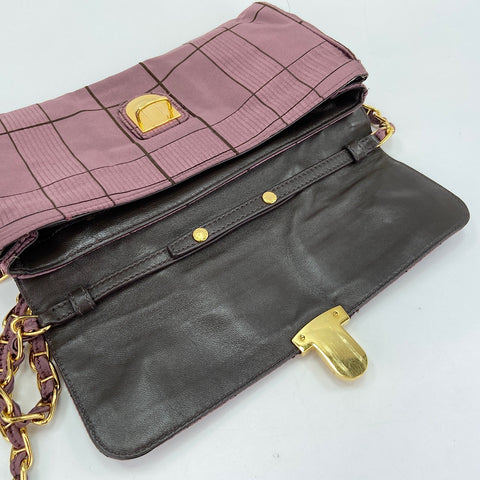 PRADA Shoulder Bag Nylon purple WS32519
