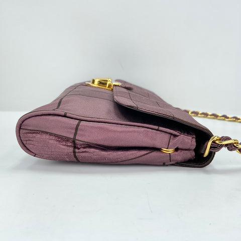 PRADA Shoulder Bag Nylon purple WS32519