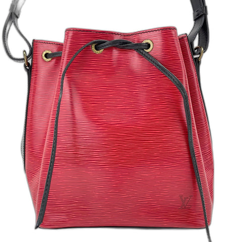 LOUIS VUITTON Petit Noe Shoulder Bag Red WS32520