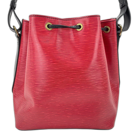 LOUIS VUITTON Petit Noe Shoulder Bag Red WS32520