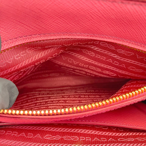 PRADA 2WAY Handbag leather pink WS32528