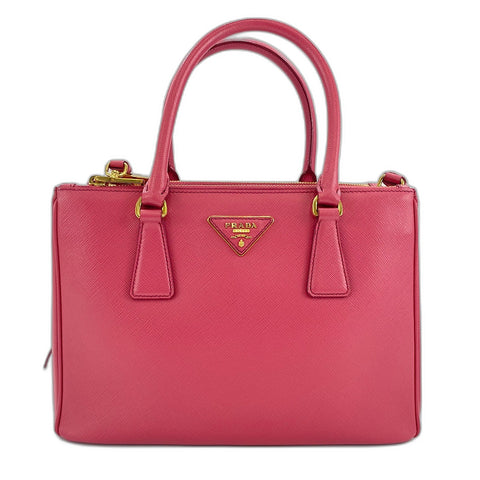 PRADA 2WAY Handbag leather pink WS32528