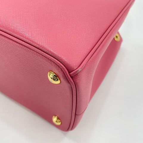 PRADA 2WAY Handbag leather pink WS32528