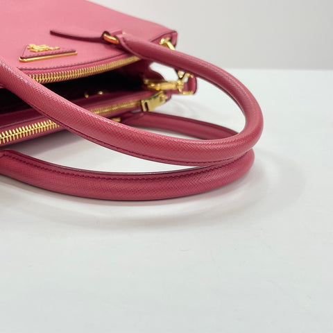 PRADA 2WAY Handbag leather pink WS32528