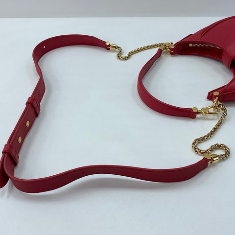 BVLGARI Serpenti 2WAY Shoulder Bag leather Red WS32529
