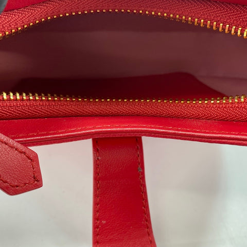 BVLGARI Serpenti 2WAY Shoulder Bag leather Red WS32529