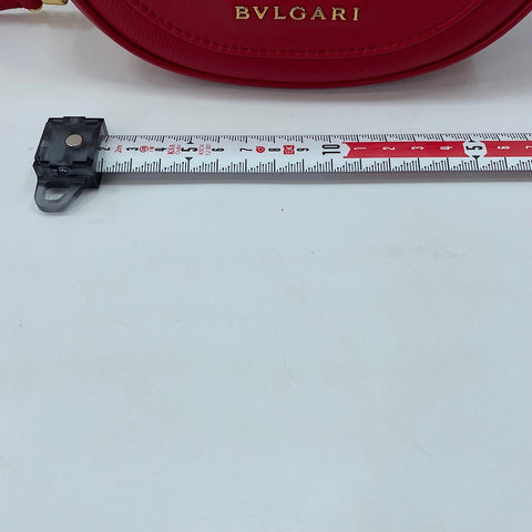 BVLGARI Serpenti 2WAY Shoulder Bag leather Red WS32529