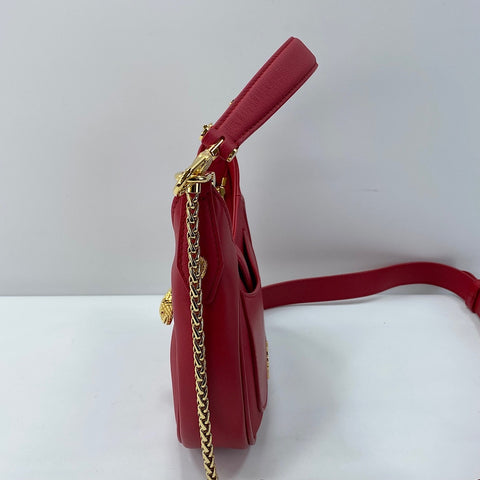 BVLGARI Serpenti 2WAY Shoulder Bag leather Red WS32529