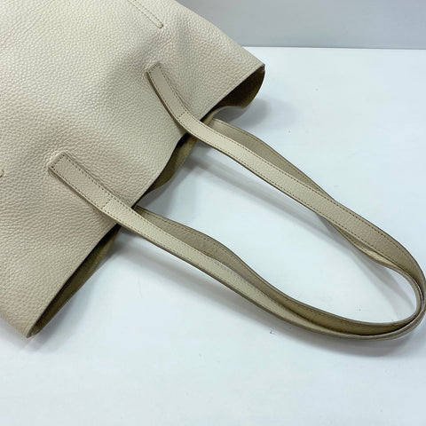PRADA Tote Bag leather white WS32531