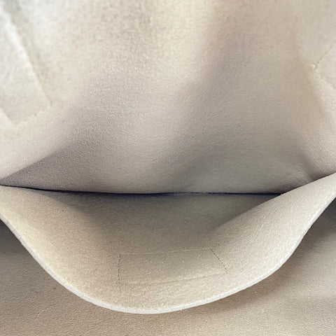 PRADA Tote Bag leather white WS32531