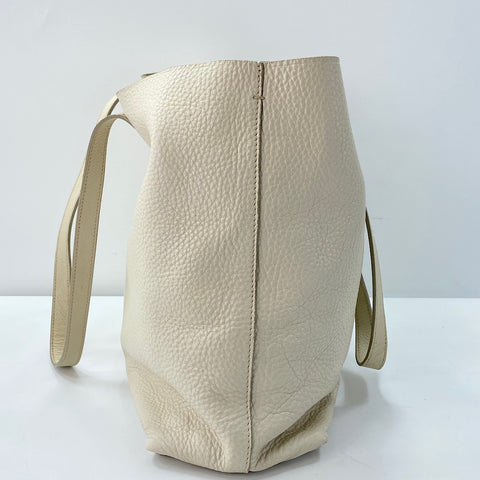 PRADA Tote Bag leather white WS32531