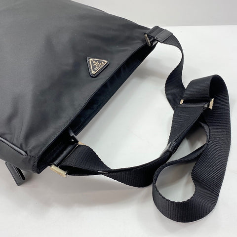 PRADA Shoulder Bag Nylon black WS32537