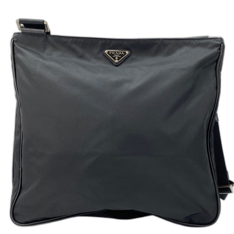 PRADA Shoulder Bag Nylon black WS32537