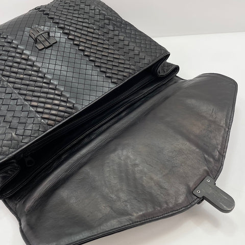 BOTTEGAVENETA Intrecciato Handbag leather black WS32538