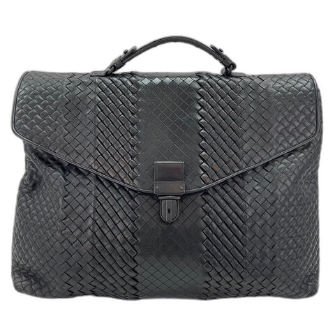 BOTTEGAVENETA Intrecciato Handbag leather black WS32538