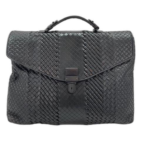 BOTTEGAVENETA Intrecciato Handbag leather black WS32538