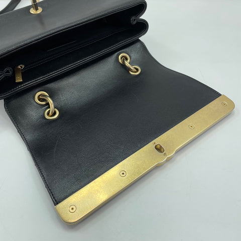 CHANEL Handbag lambskin black WS32545