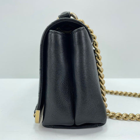 CHANEL Handbag lambskin black WS32545