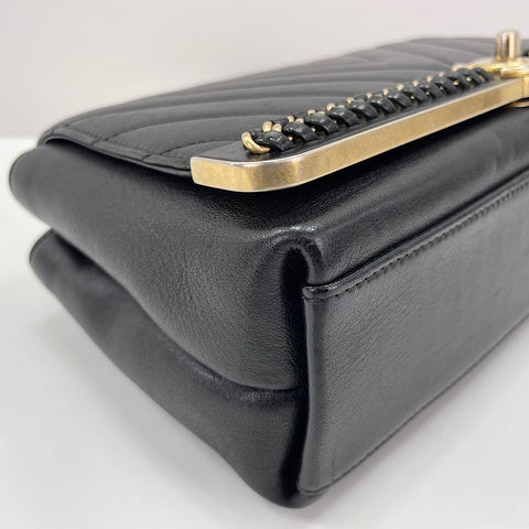 CHANEL Handbag lambskin black WS32545