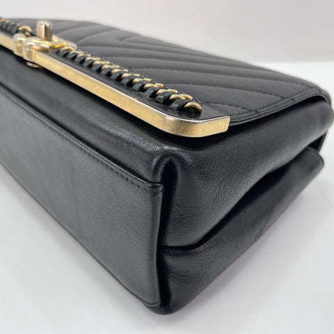 CHANEL Handbag lambskin black WS32545
