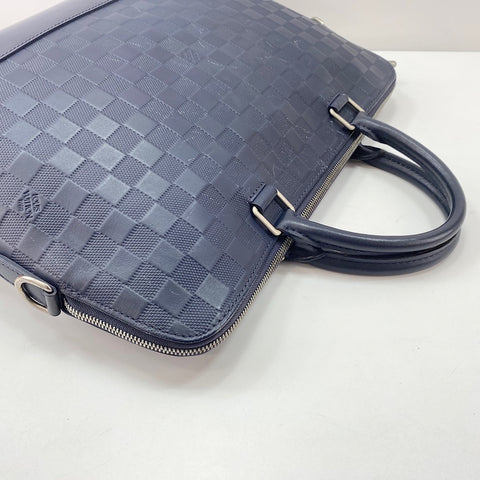 LOUIS VUITTON Avenue Briefcase Handbag Navy WS32547