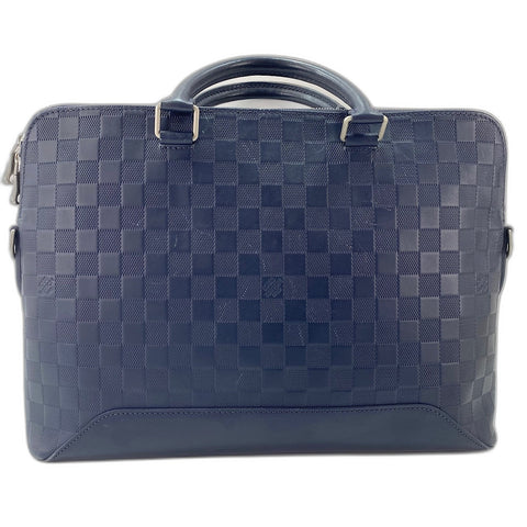 LOUIS VUITTON Avenue Briefcase Handbag Navy WS32547