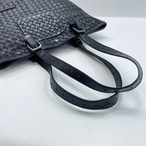 BOTTEGAVENETA INTRECCIATO Tote Bag leather black WS32548