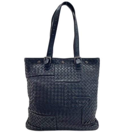 BOTTEGAVENETA INTRECCIATO Tote Bag leather black WS32548