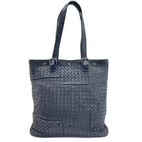 BOTTEGAVENETA INTRECCIATO Tote Bag leather black WS32548