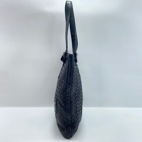 BOTTEGAVENETA INTRECCIATO Tote Bag leather black WS32548