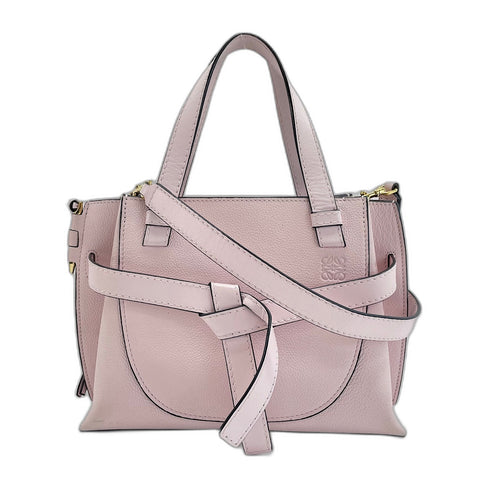 LOEWE Gate 2WAY Handbag leather pink WS32549