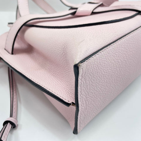 LOEWE Gate 2WAY Handbag leather pink WS32549