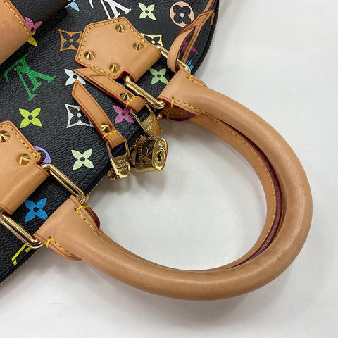 LOUIS VUITTON Alma GM Handbag black WS32553