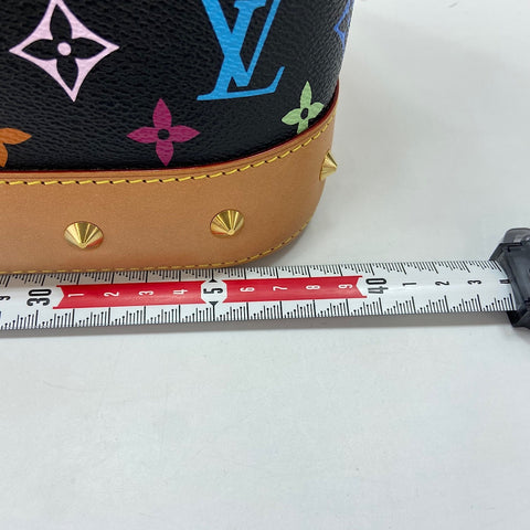 LOUIS VUITTON Alma GM Handbag black WS32553