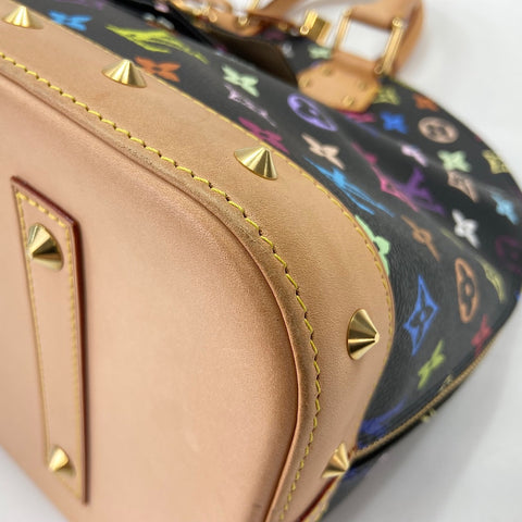 LOUIS VUITTON Alma GM Handbag black WS32553