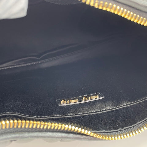 Miu Miu Wonder Matelassé Handbag leather black WS32557